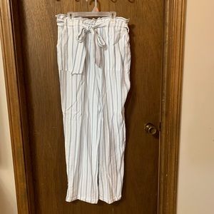 Striped lightweight pants